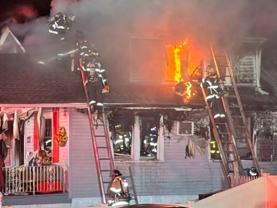 Authorities believe the fire started in the kitchen of a Walnut Avenue home early Tuesday morning.
