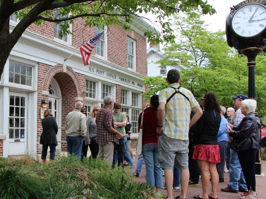 A Downtown Yardley Walking Tour will be led by historian Charlie Thomforde on Sunday at 2 p.m.