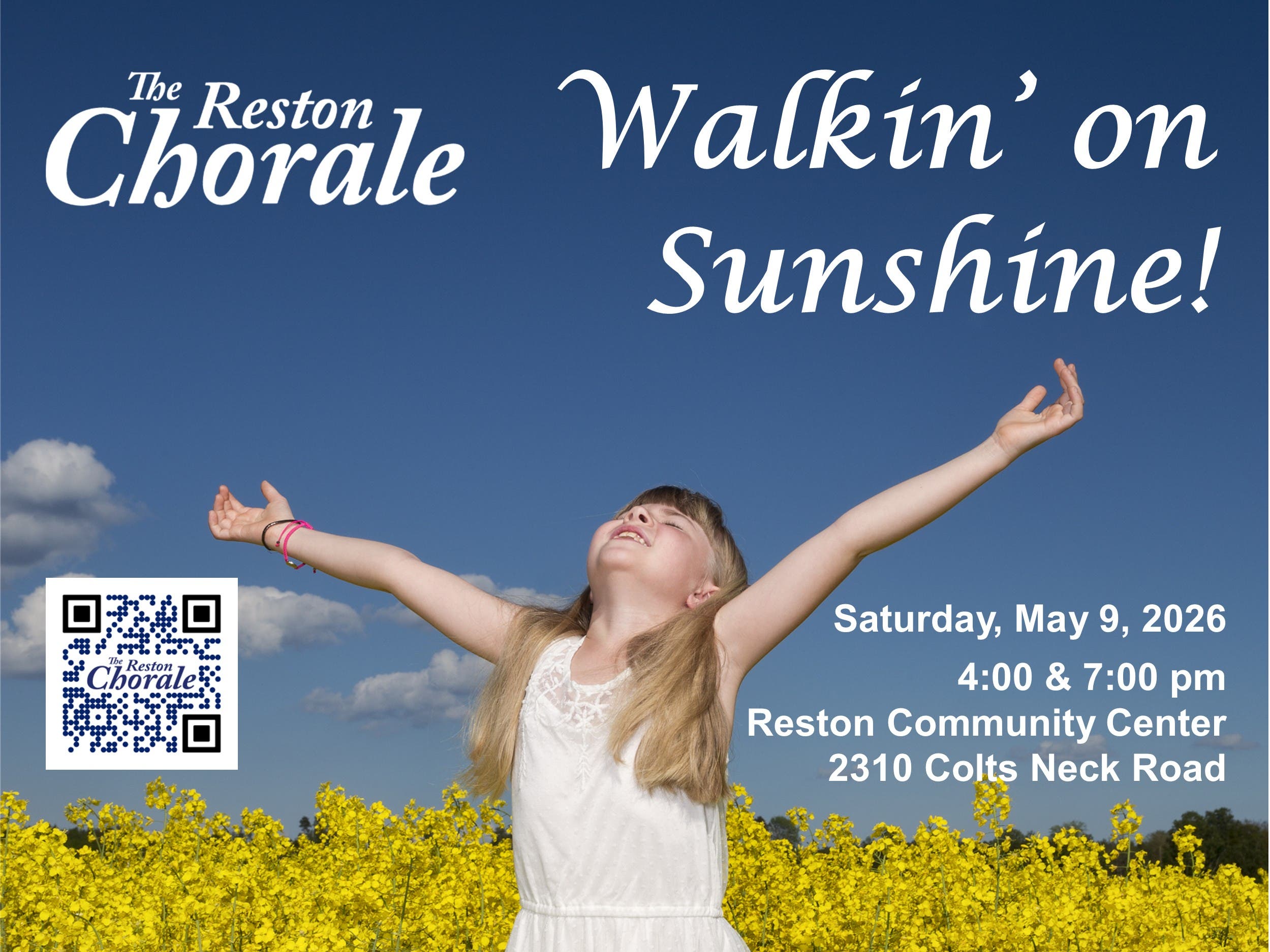 The Reston Chorale: Walkin' On Sunshine!