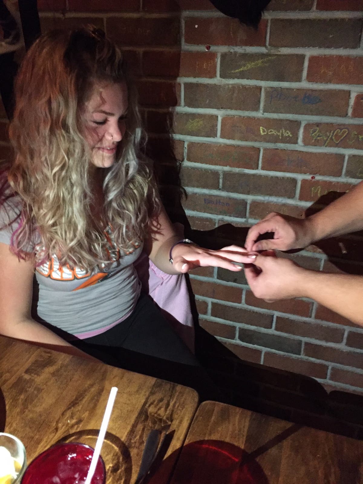 Angelos Pizza marriage proposal in Lakewood
