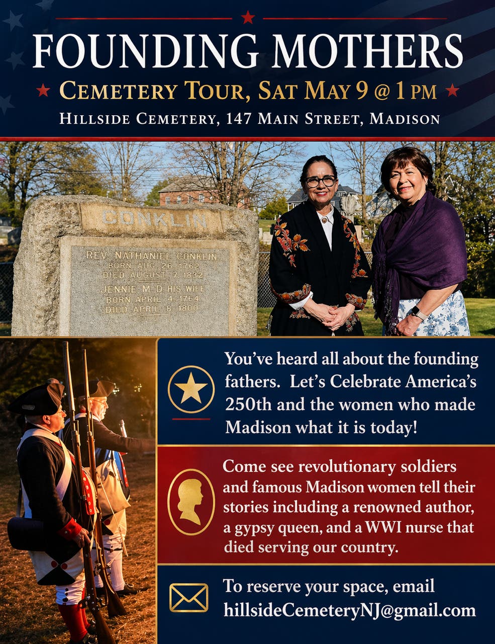 Founding Mothers Cemetery Tour