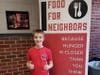 Jack gives Food For Neighbors a big "thumbs up" for helping teens in need of food security.