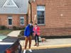 This brother-sister team also gave a "thumbs up" for the National Day of Service.