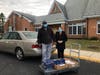 Wonderful community members continued to bring food donations throughout the event.
