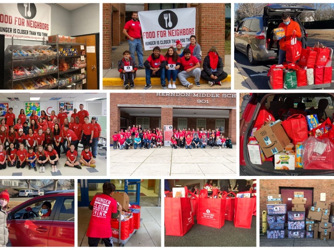 In partnership with area schools, Food For Neighbors mobilizes Northern Virginia communities to combat teen hunger.