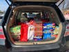 Food For Neighbors volunteers pick up donations at neighbors' doorsteps. 