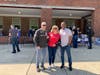 ST Engineering iDirect leaders celebrated making a big difference in the lives of area students. Pictured from left to right are: Kevin Steen, CEO; Donna Wilson, CFO; and Derek Carpenter, Senior Manager, Accounts Payable.