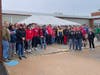 Hard-working community and ST Engineering iDirect volunteers gathered at Luther Jackson Middle School to receive and sort nearly 4,000 pounds of food and toiletries. Overall, Food For Neighbors collected over 20,000 pounds of donations in one morning!