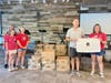U.S. Customs and Border Protection delivergenerous food donations collected during its fun family day event.