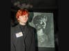 2024 scholarship winner Noelle Prouty with her artwork