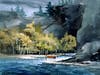 "Autumn Stream" by Sarasota Art Colony artist Robert Chase