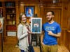 Ms. Kole with her illustrators of the Future winner, Josh Pemberton of Seattle and the illustration for her story.