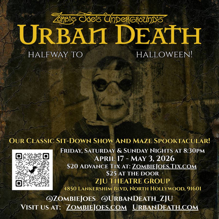 URBAN DEATH Halfway-to-Halloween Show and Maze SPOOKTACULAR! 
