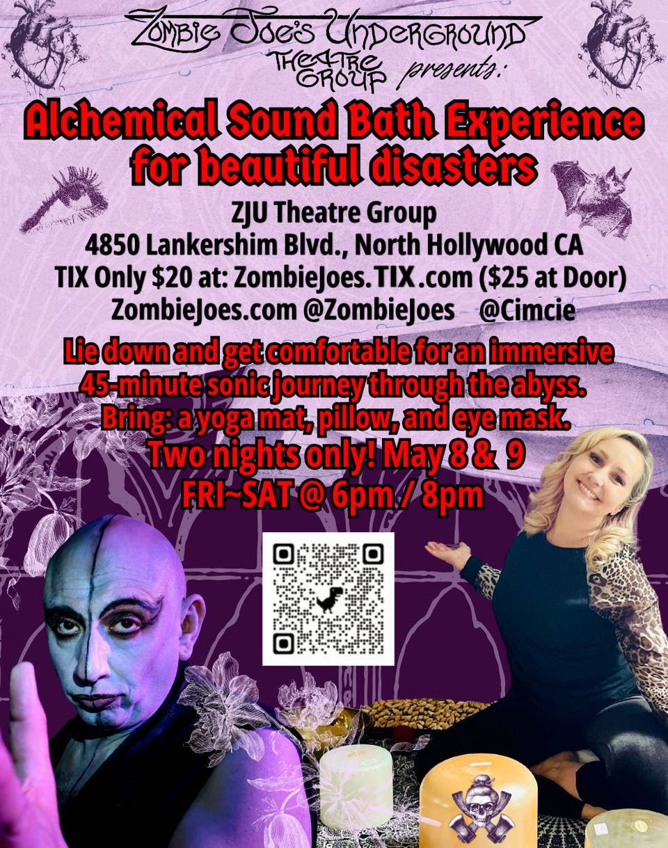 Alchemical Sound-Bath Experience For Beautiful Disasters