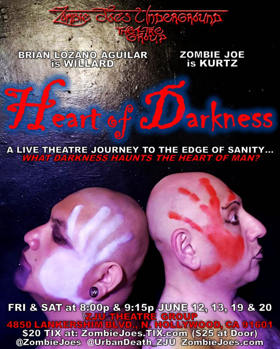 Heart of Darkness at ZJU Theatre (8:00pm or 9:15pm)