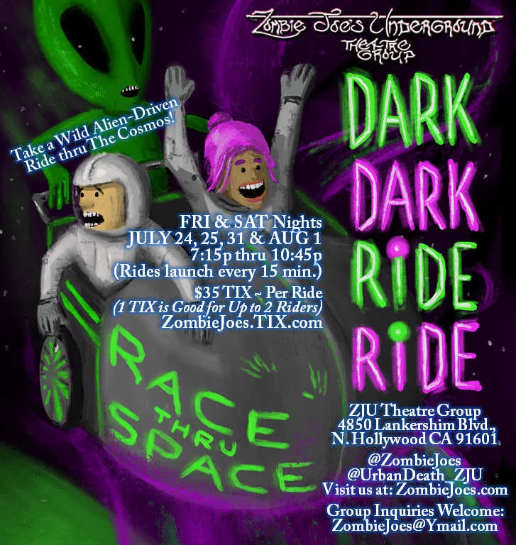 Dark Dark Ride Ride: Race Thru Space