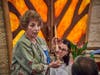 Hillary F. displayed a pair of solid brass candlesticks made by her father 75 years ago
