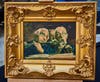 Margie P. displayed a painting of three men which hung in her grandparent’s apartment in St. Louis.