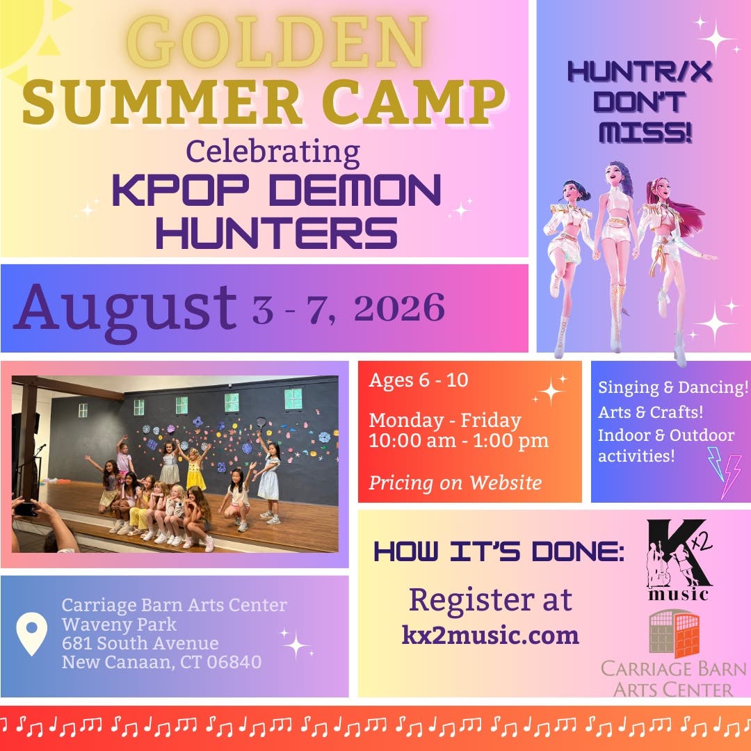 Golden Camp: Celebrating Kpop Demon Hunters at the Carriage Barn