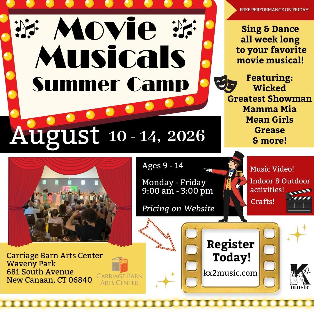 Movie Musicals Summer Camp with Kx2 at the Carriage Barn