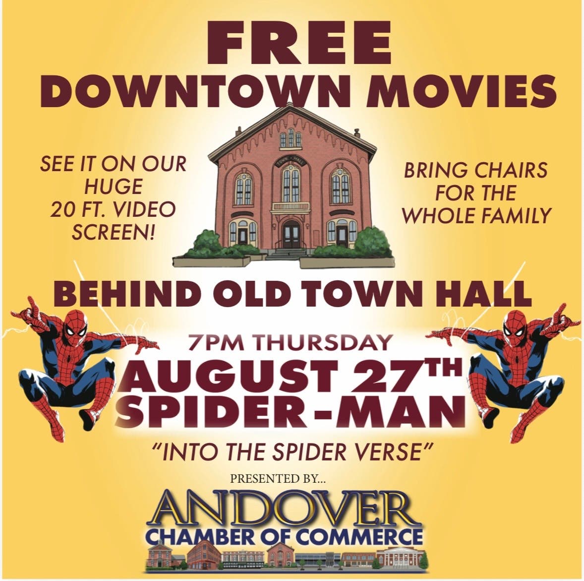 Free Outdoor Movie ~ Spider-Man: Into The Spider-Verse
