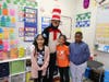 Daisy Haro, Xavier Bell and Mahlik Carpenter with Cat in the Hat