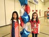 Second-grade students Jaritza Luna Rodriguez and Anel Martin enjoyed dressing up for the special day.