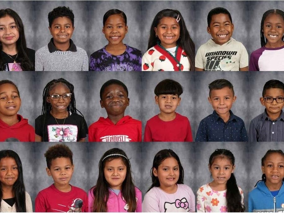 Edna Keith Elementary School - Students of the Month, January 2025