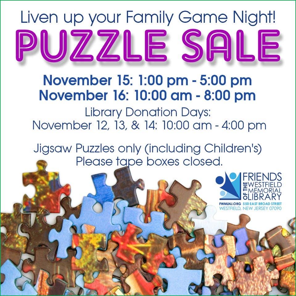 5th Annual Puzzle Sale
