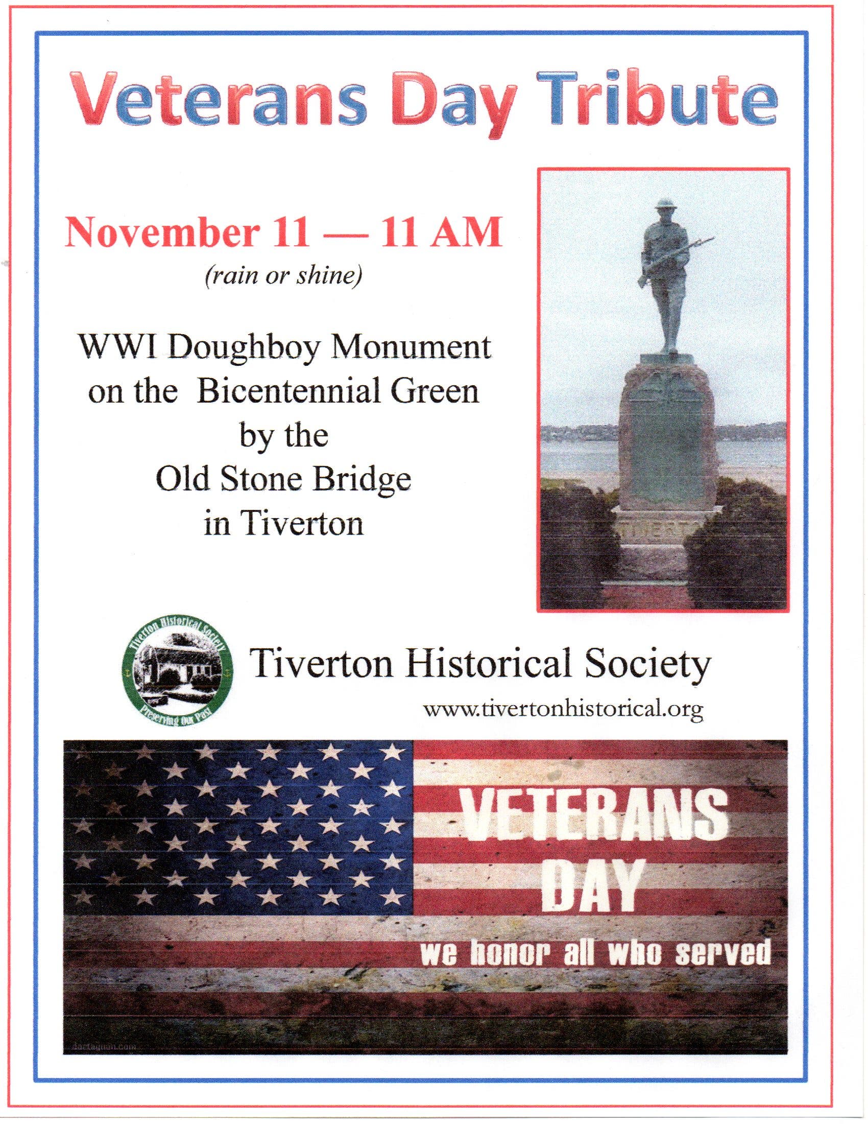 Annual Veterans Day Tribute