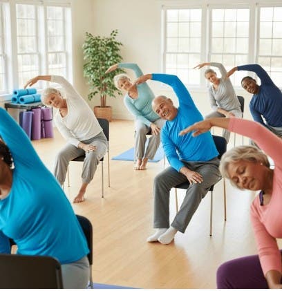 Healthy Body: Chair Yoga Workshop with New Horizons at Ashbridge