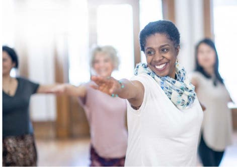 Line Dancing at New Horizons in Narberth