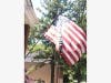 Flag at Half-Staff w/Black Ribbon
