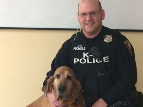 NLPD Officer Jeff Nichols and K9 Bessie