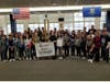 The East Haven High School Co-op Marching Band was presented with a state citation for its US Bands National Championship win.