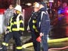 Firefighters knocked down 45 Coe Ave. house fire in extreme weather conditions. 