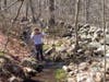 Hiking in Connecticut. 