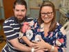 Rachel and Stephen Woods and baby Everly Patricia Woods, born Jan 1, 2020 at L+M Hospital