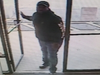 One of two suspects police believe are involved in a theft from a children's clothing store. 