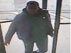 One of two suspects police believe are involved in a theft from a children's clothing store. 