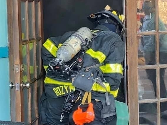 A fire at 43 Bank st. in New London was knocked down by firefighters Friday morning. 