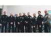 Bare Necessities hold a law enforcement breakfast on Valentin's Day. 