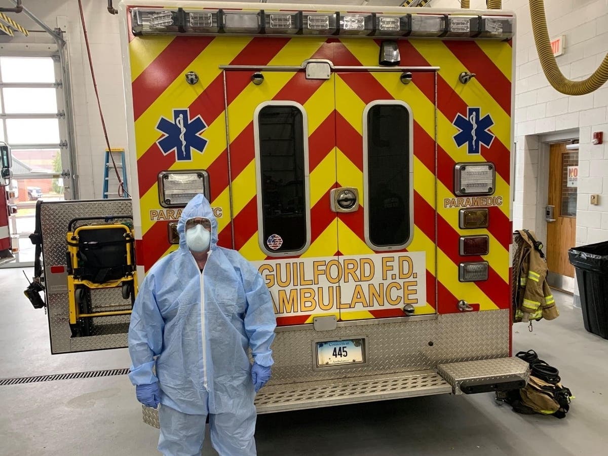 Guildford firefighters/EMTs were quarantined after being exposed to the new coronavirus. They're both OK and back at work.