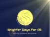 Logo for Brighter Days For All, the 'kindness' social media sharing website. 