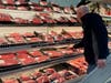 Dave Caron in the meat aisle. 
