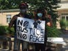 Branford March for Justice in support of Black Lives Matter rally organized by student-led SAFER Branford and CT Against Brutality.