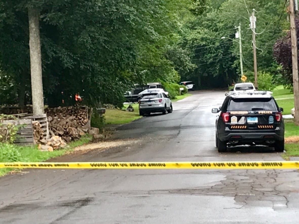 Madison police and a SWAT team outside a Salem Road home where a man had barricaded himself inside Thursday morning.