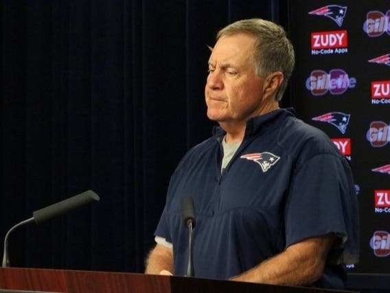 New England Patriots head coach and general manager Bill Belichick shot a commercial for Subway in Branford.