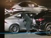 Surveillance images of man police say has been stealing tires. 