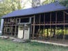 The barn's skeleton.